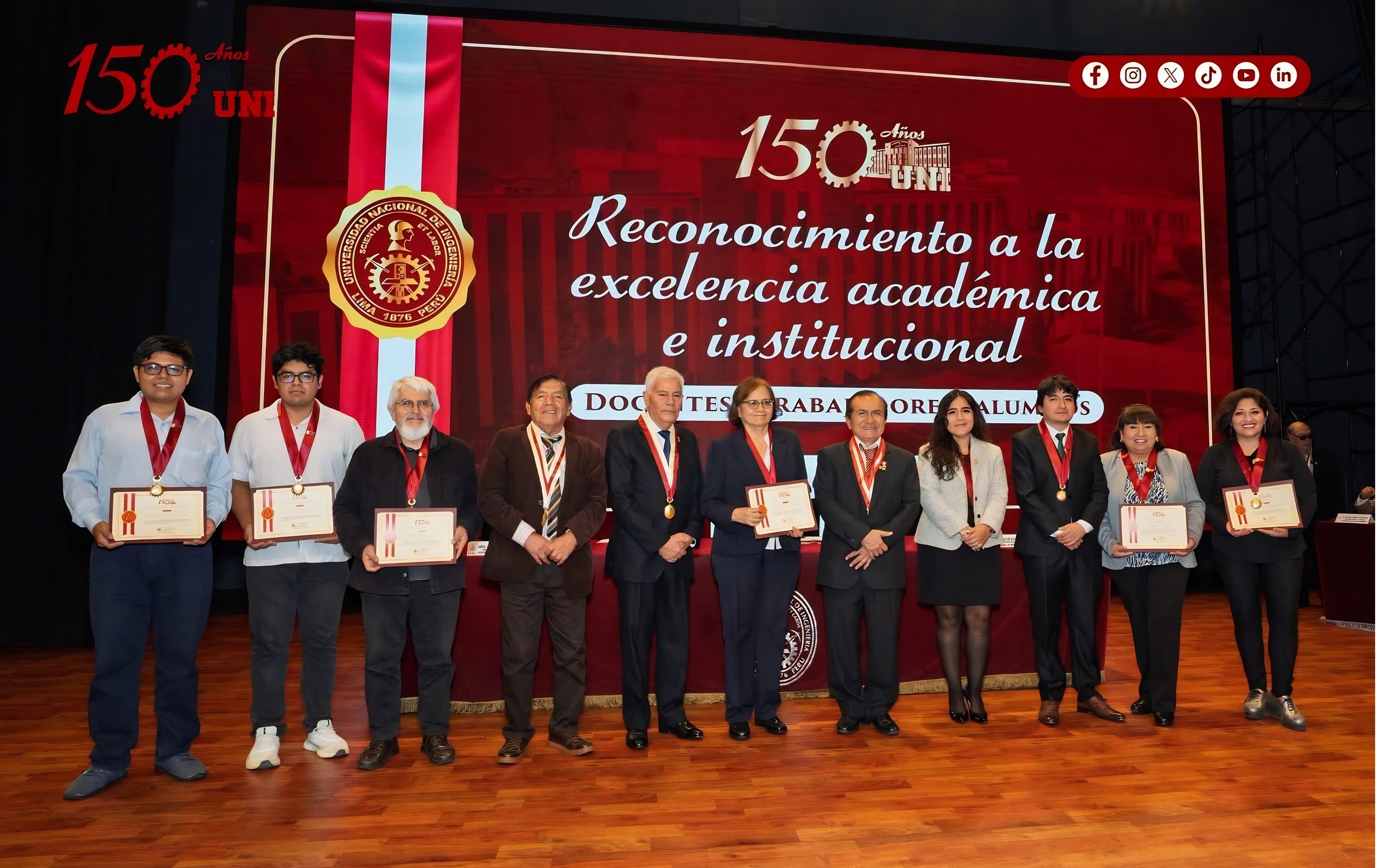 DITT-UNI reconoce la trayectoria de sus investigadores por su aporte a la innovación y el desarrollo tecnológico